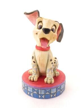Jim Shore Disney Happy Go Lucky Dog 101 Dalmatians Retired 4009254 4.75" tall